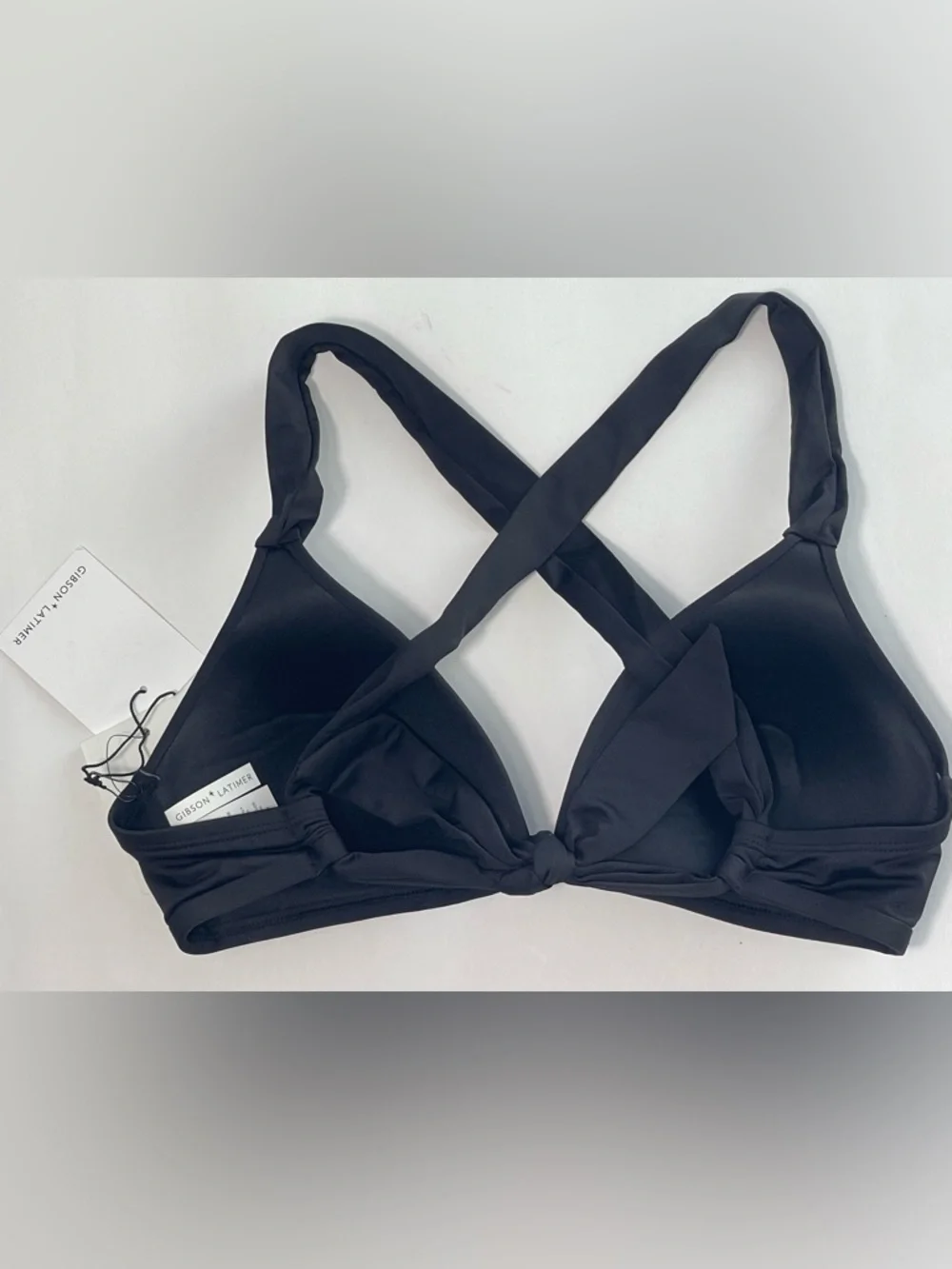 Gibson Latimer Women’s bikini top Black NWT Size S